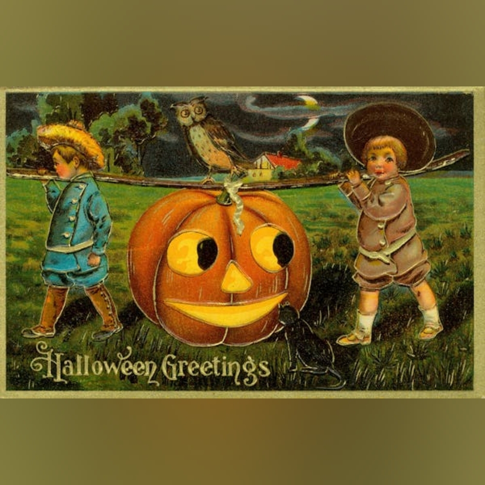 Halloween Pumpkin Art Print